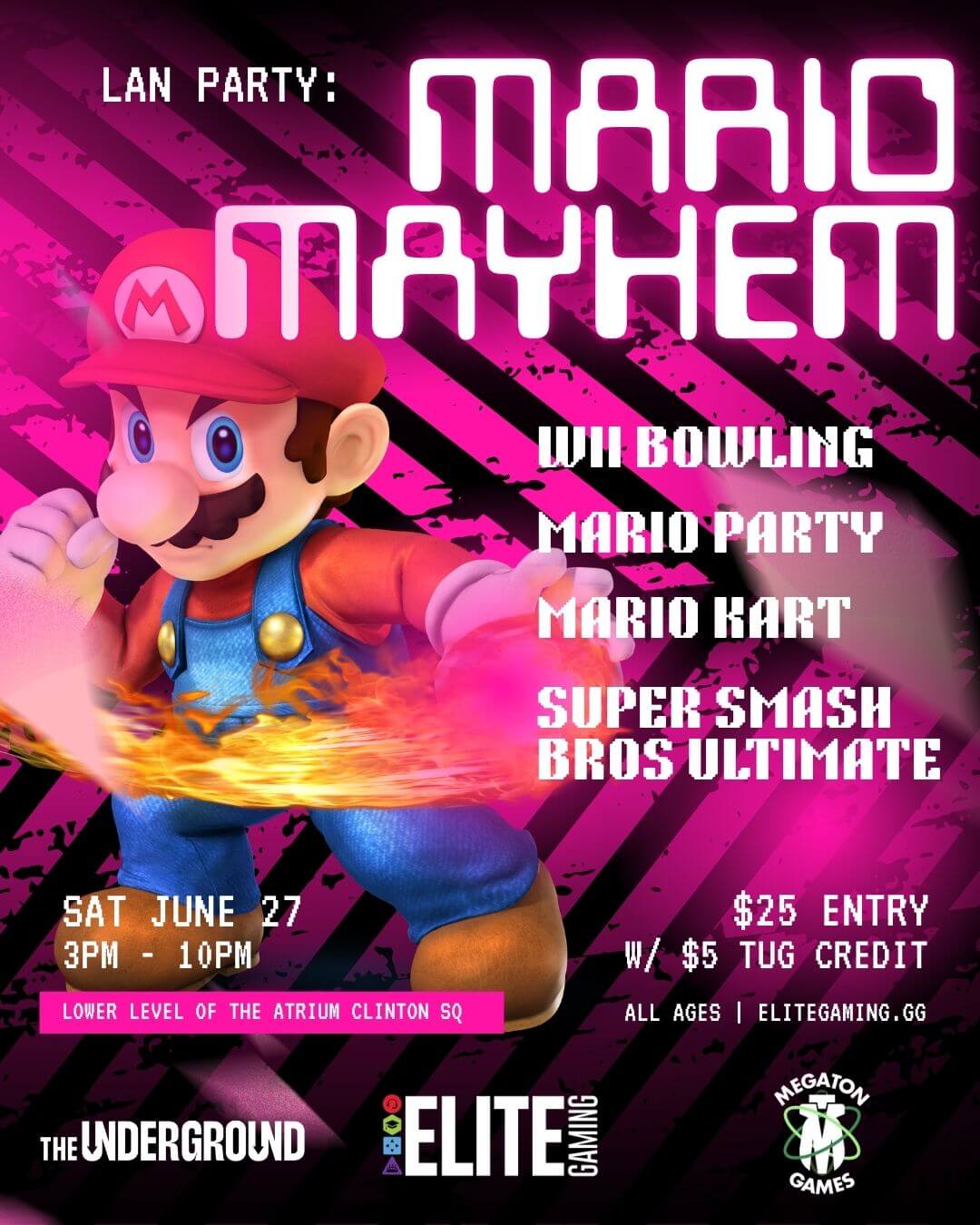 Open Play & LAN Party: Mario Mayhem