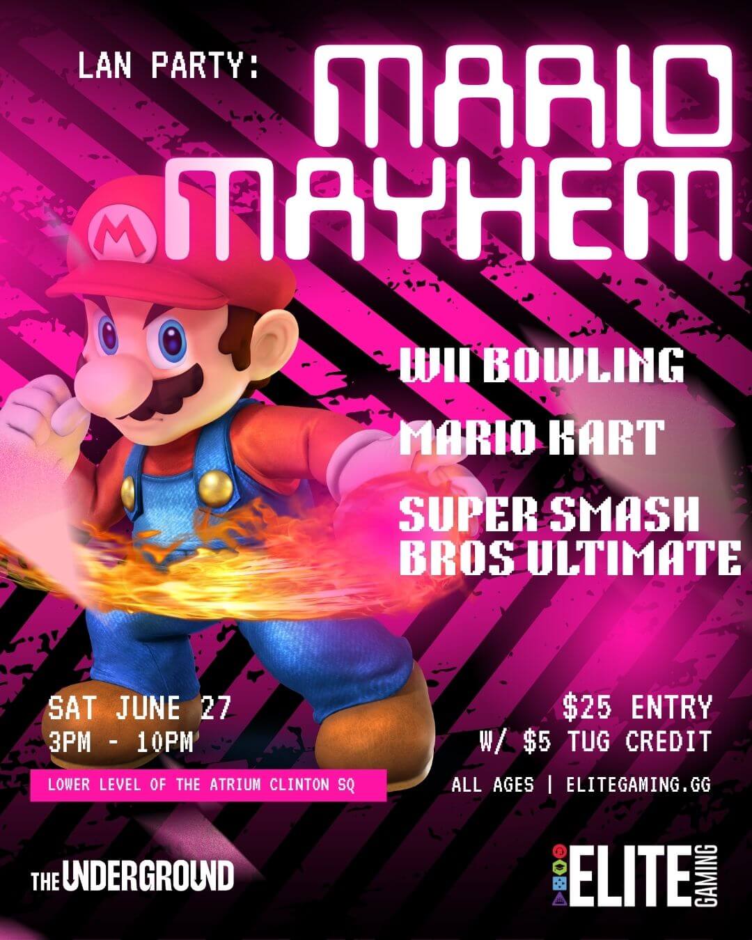 Open Play & LAN Party: Mario Mayhem