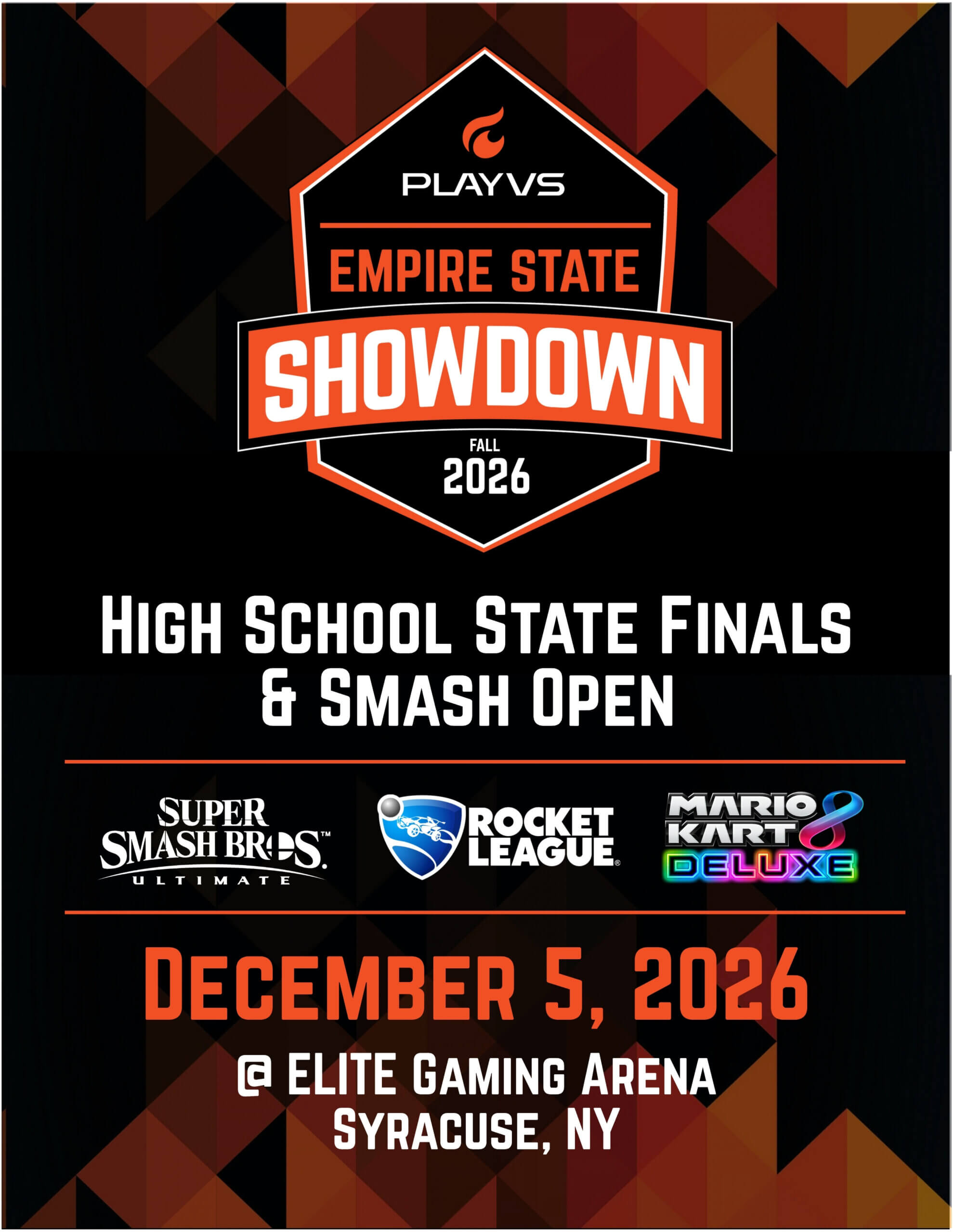 PlayVS Empire State Showdown: High School State Finals & Smash Open